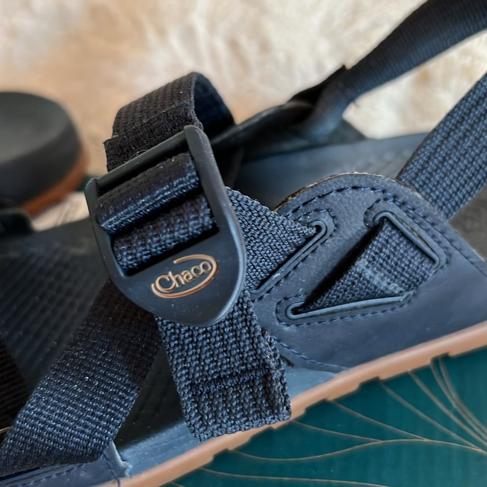 Chaco Navy Lowdown Sandals - Picture 3 of 4